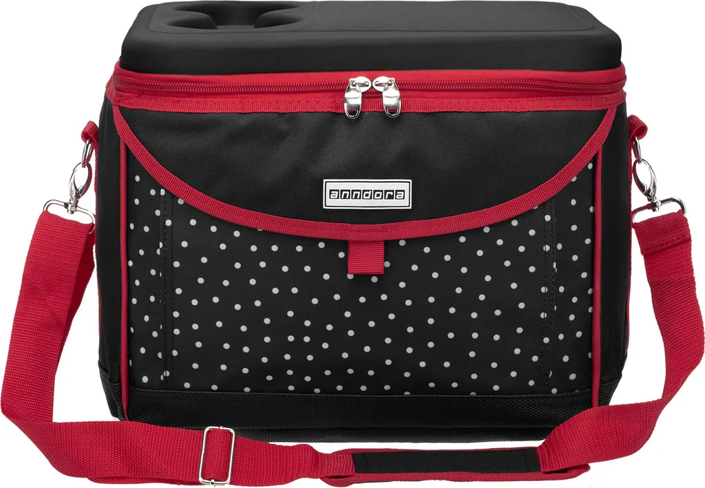 Kühlbox Kühltasche Klein Schwarz Weiß 35 X 24 X 27 Cm- Snövit - Schwarz Weiss