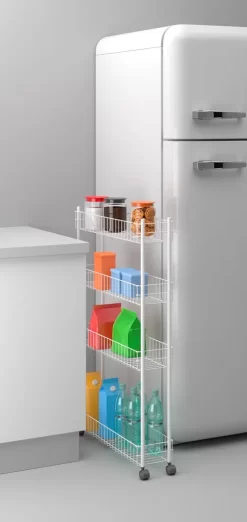 Metaltex Fino Allzweckwagen, 4 Etg. 60x16x95cm 341434