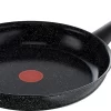 Tefal C41806 Intensity Bratpfanne 28 Cm | Keramikversiegelung | Thermo-Signal Temperaturindikator | Leichte Reinigung | Induktionsgeeignet | Umweltfreundlich | Schwarz