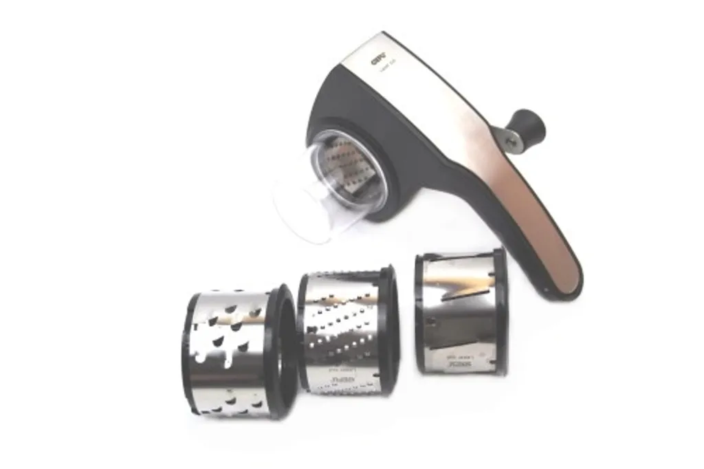 Gefu Trommelreibe Pecorino Laser Cut Mit 3 Trommeleinsätzen Käsereibe – Bild 11
