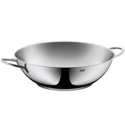 Silit Wok 32 Cm, Edelstahl Unbeschichtet, Induktion, Spülmaschinengeeignet