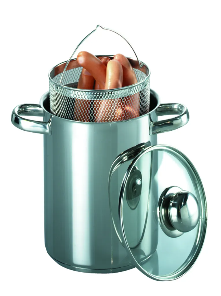 GSW Spargel- Und Spaghettitopf 16 Cm Mit Glasdeckel, 643160, Edelstahl Rostfrei, Ca. 4,2 L – Bild 5