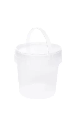 BENBOW Eimer + Transparenter Deckel, Anzahl:1, Farbe:Transparent, Größe:20L