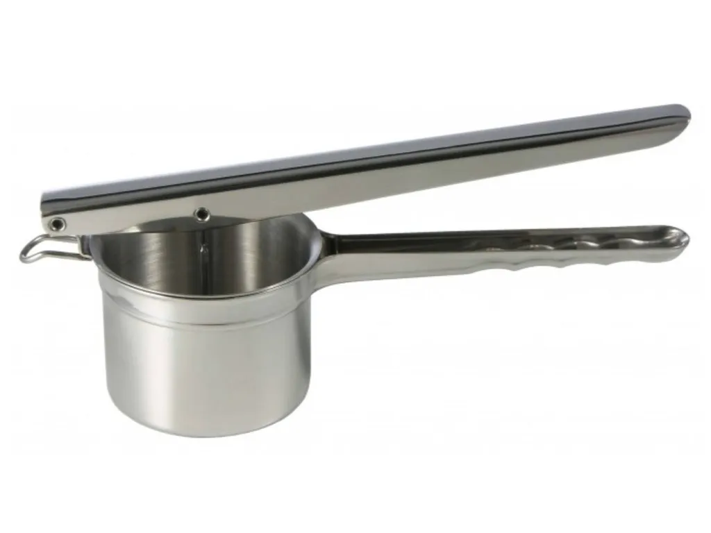 EDELSTAHL Kartoffelpresse Presse Gemüsepresse Für Spätzle Pasta Spaghetti-Eis – Bild 6