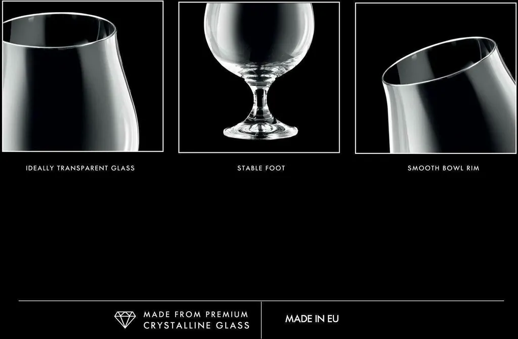 KROSNO Elite Dunkel Stout Biergläser, 6er-Set, 500 Ml – Bild 10