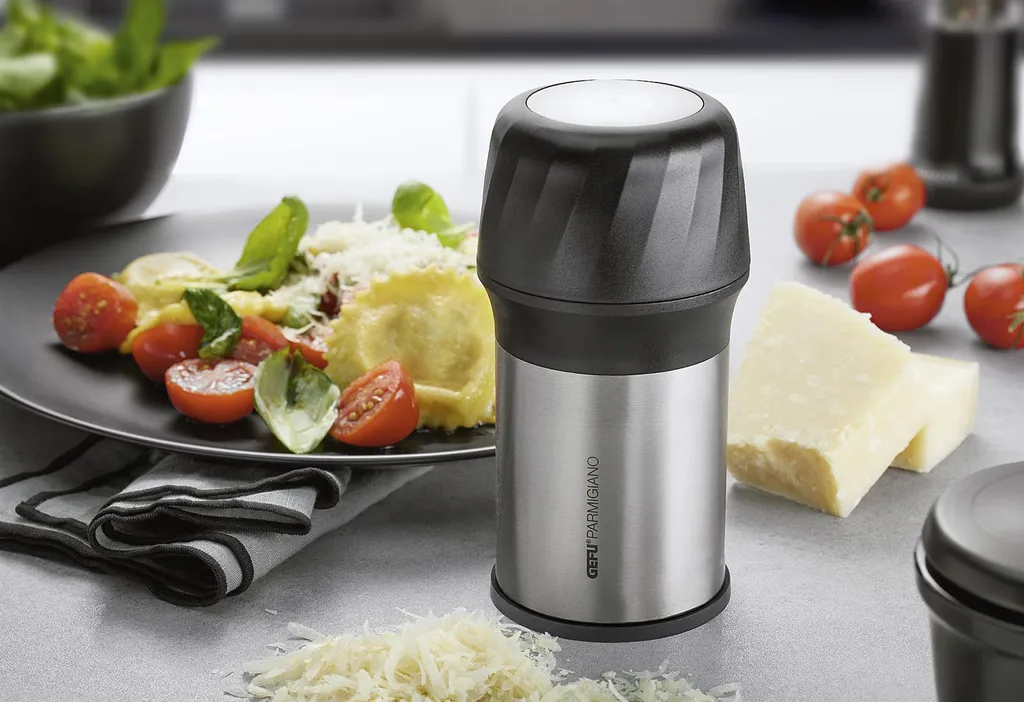 Gefu Käsereibe Parmigiano 34680 Käse Reibe Laser Cut 2 Reibscheiben – Bild 17