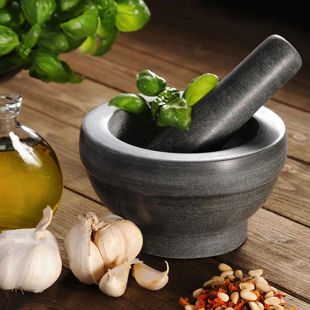 KESPER Mörser Granit Ø 16 Cm H: 8,5 Cm Mit Schlegel 71501 – Bild 2