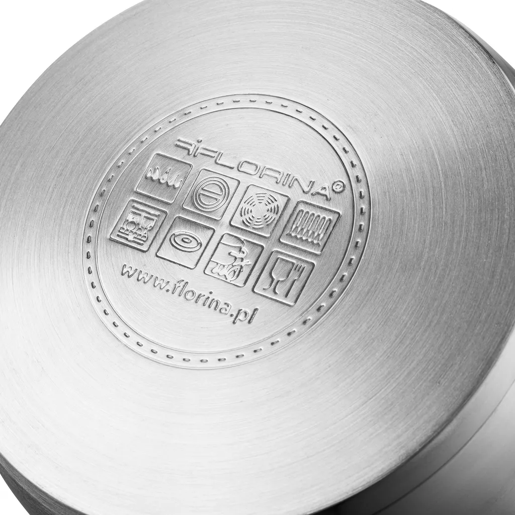 TOPFSET 4 Tlg. INDUKTION Kochtopfset EDELSTAHL Töpfe Mit Glasdeckel FLORINA – Bild 5