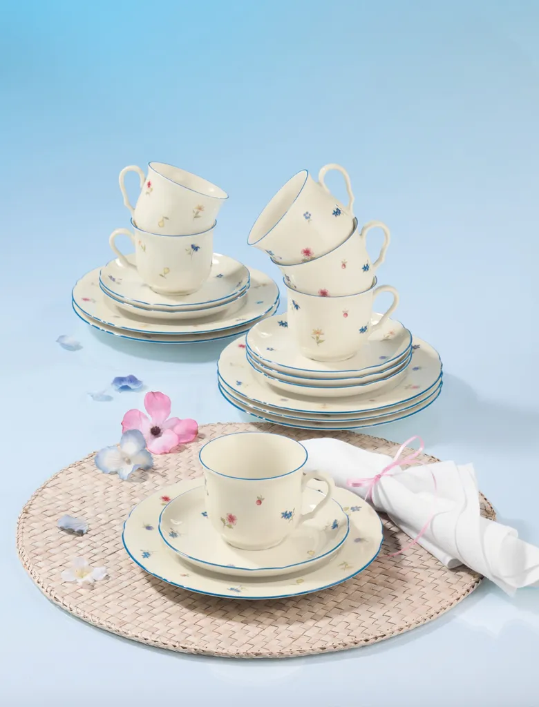 Seltmann Weiden Marie-Luise Streublume Kaffeeset 18-tlg. – Bild 2