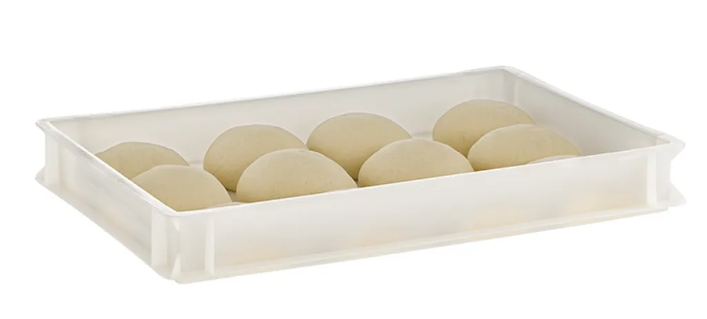 APS Teigbehälter - Pizzaballenbox, Stapelbar, Fassungsvermögen 14 Liter, Innenmaß 56,5 X 36,5 Cm, Zum Professionellen Frischhalten Und Gären Von Teigballen – Bild 5