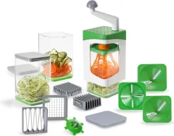 Genius Nicer Dicer Julietti Spiralschneider Deluxe-Set 17-tlg, A82121