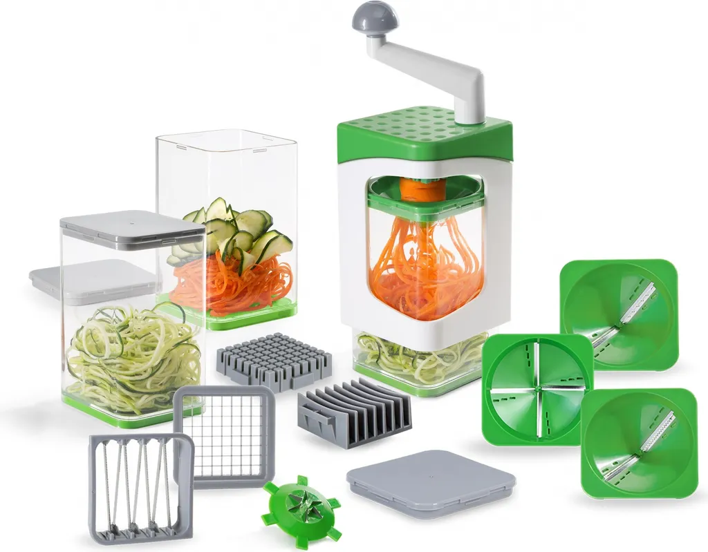 Genius Nicer Dicer Julietti Spiralschneider Deluxe-Set 17-tlg, A82121
