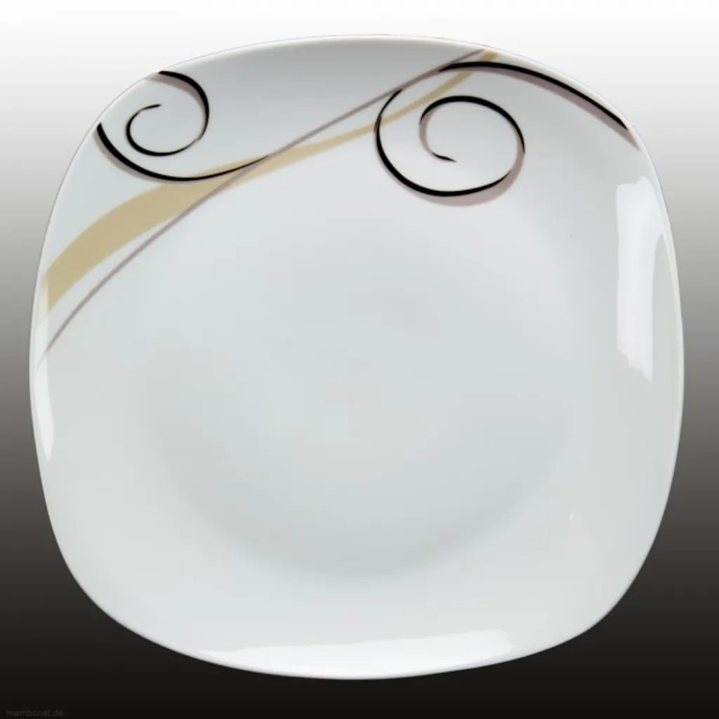 Van Well 18tlg. Kaffeeservice Porzellan Weiß 18 Tlg. – Bild 5