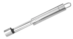 Fackelmann Apfelentkerner OVALGRIFF, Apfelausstecher Aus Edelstahl, Küchenhelfer Für Obst Und Gemüse (Farbe: Silber), Menge: 1 Stück