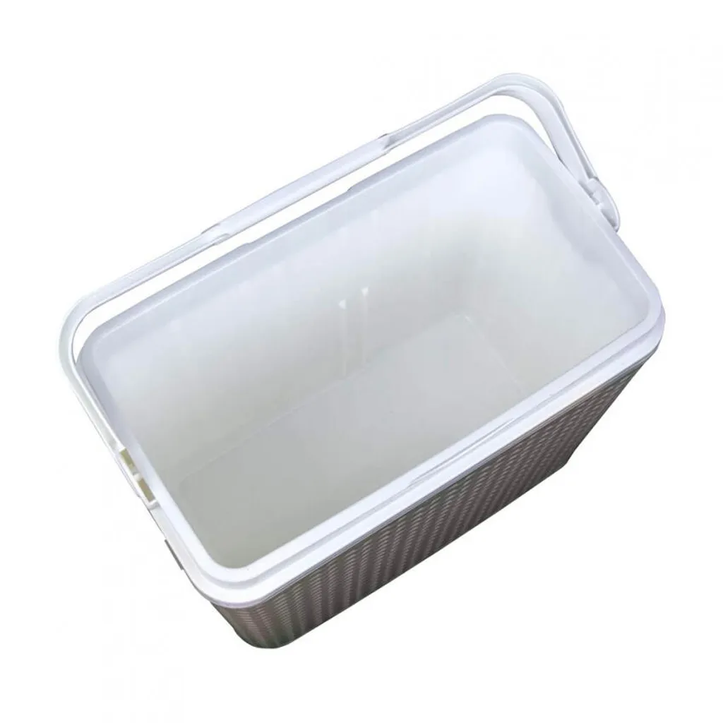 H-Line Kühlbox 24L Rattan Anthrazit 8951 – Bild 6