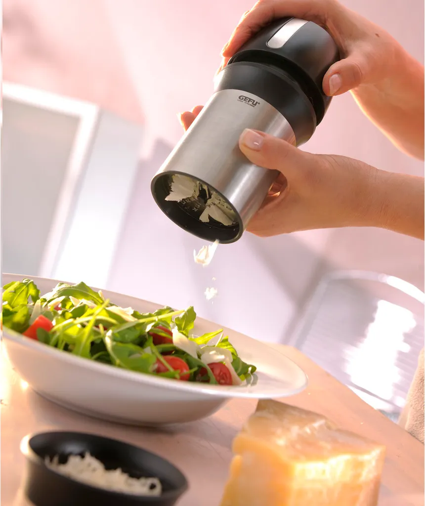 Gefu Käsereibe Parmigiano 34680 Käse Reibe Laser Cut 2 Reibscheiben – Bild 19