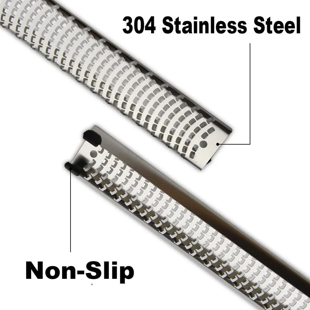 Muskatreibe: Parmesanreibe Feinreibe Rasiermesserscharf, Photo-geätzt, Edelstahl (Stabreibe) – Bild 7