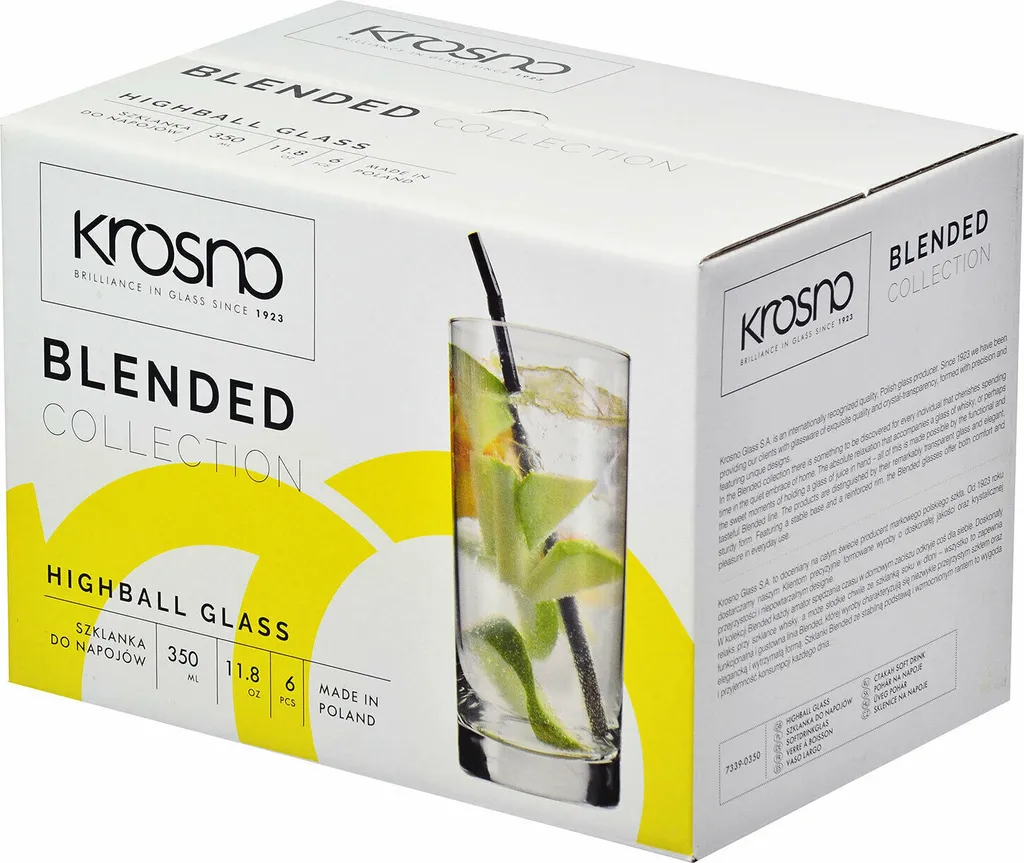 KROSNO Blended Longdrinkgläser, 6er-Set, 350 Ml – Bild 10