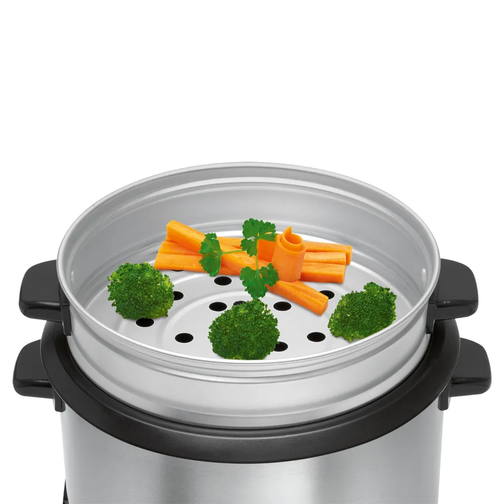 Clatronic Reis-Kocher Multi-Kocher Dampf-Garer 700 W + Löffel RK 3567 – Bild 2