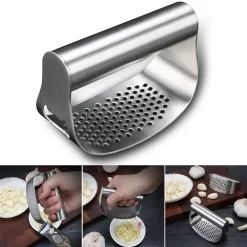 Knoblauch Ingwer Presse, Knoblauchpresse, Crusher Squeezer Stampfer 304 Edelstahl Crusher Squeezer Für Knoblauch Ingwer