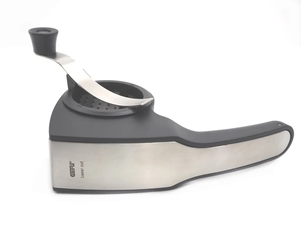 Gefu Trommelreibe Pecorino Laser Cut Mit 3 Trommeleinsätzen Käsereibe – Bild 12