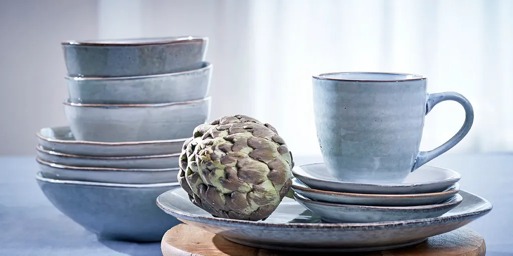 Mica Decorations Tabo Service Set Für 4 Personen - Keramik - Grau – Bild 10