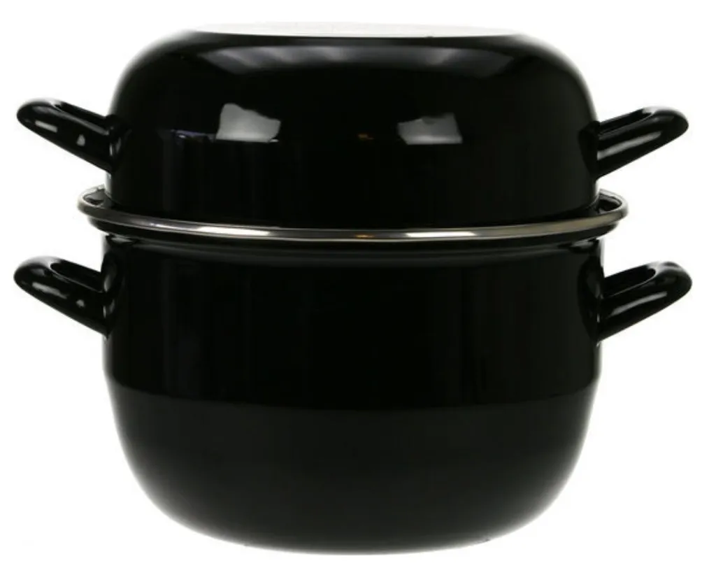 Muscheltopf Für Ca. 1,5 - 2KG Muscheln 20cm – Bild 3