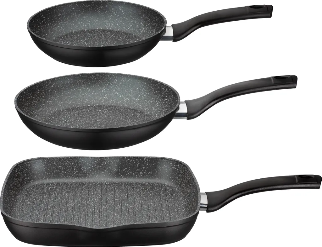 Pfannen-Set Gourmet Granit 3-tlg. – Bild 2
