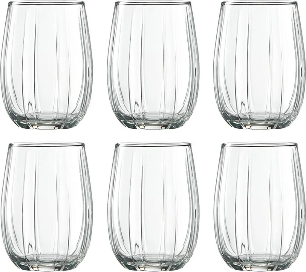 Pasabahce Linka 420405 6-Teilig Trinkglas Su Bardagi Gläser Wassergläser Becher Cocktail Saftgläser