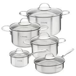 TOPFSET 4 Tlg. INDUKTION Kochtopfset Mit Pfanne Und Deckel STARKE PRO VARESE