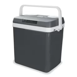 EINFEBEN Kuehlbox Tragbare 32 Liter, Thermo-Elektrische Kuehlbox, Wärmen Und Kühlen Mini-Kuehlschrank 12 Volt Und 230 Volt, ECO-Modus, Mit Tragegriff, Für Auto, Innenraum, Camping Kühlboxen