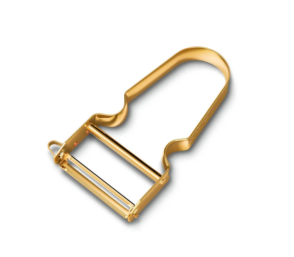 VICTORINOX Sparschäler Rex 24-karat Vergoldet Ikonischer Schäler Gold – Bild 2