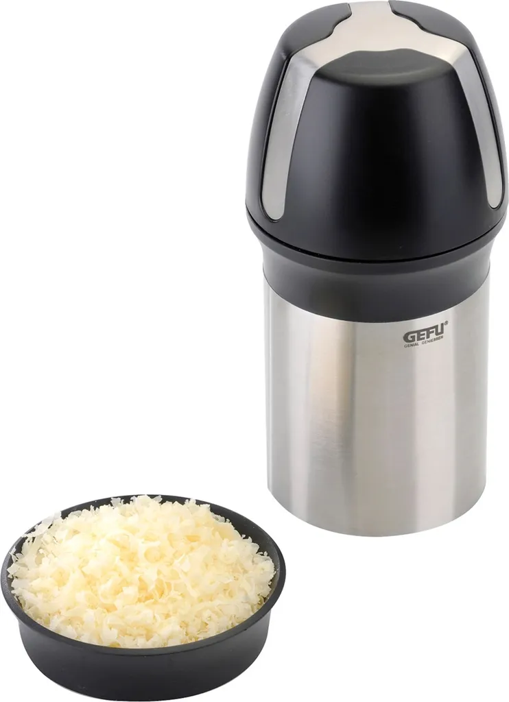 Gefu Käsereibe Parmigiano 34680 Käse Reibe Laser Cut 2 Reibscheiben – Bild 7