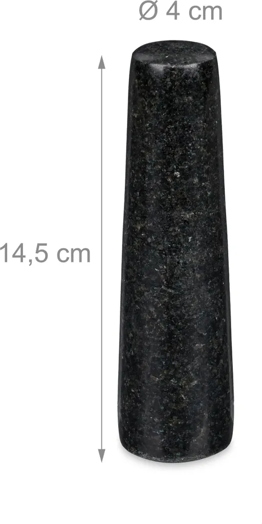 Relaxdays Granit Mörser Mit Stößel XL – Bild 5