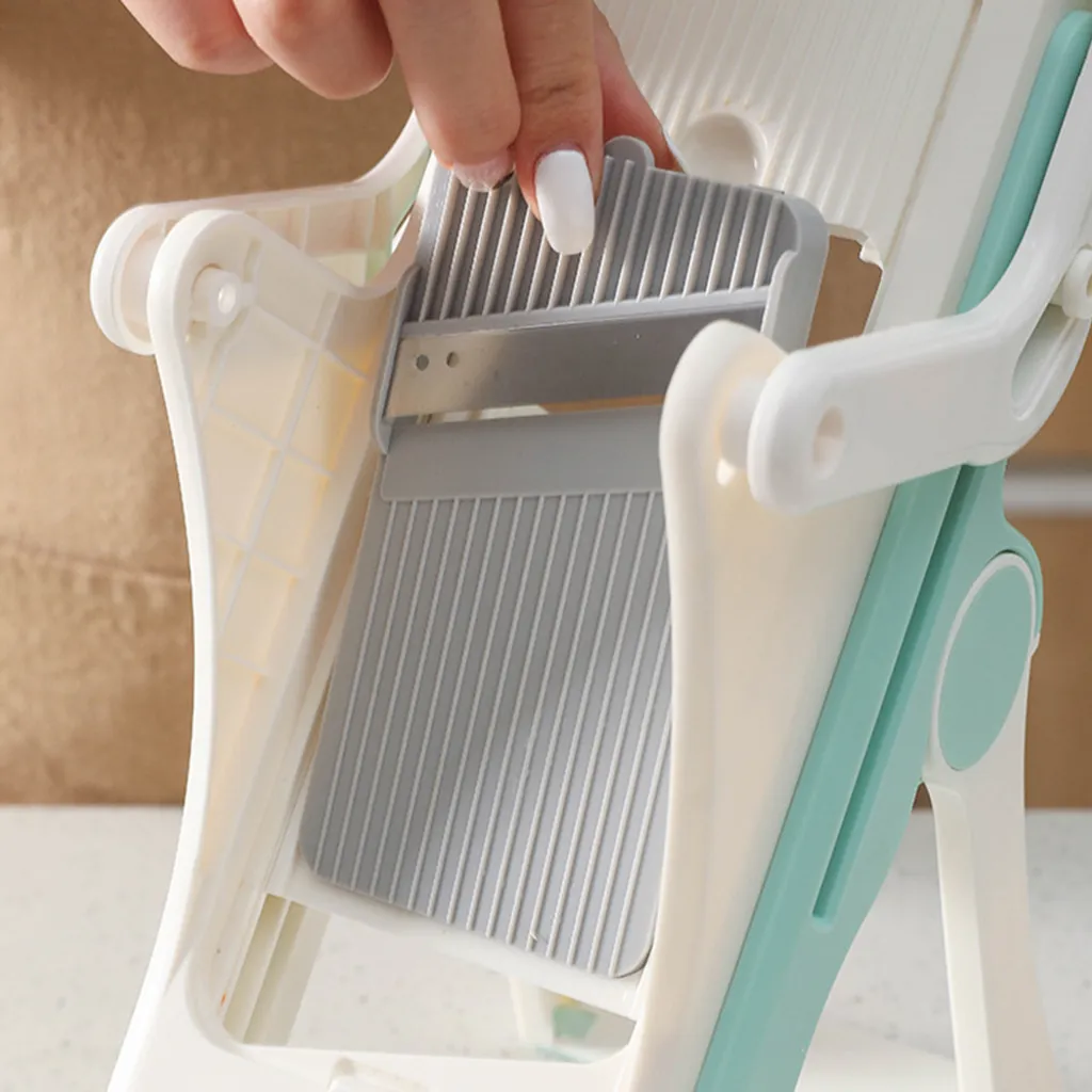 Gemüsehobel, Once For All Verstellbarer Gemüsehobel, Gemüsehobel, Kartoffelhobel, Zwiebelhobel – Bild 5