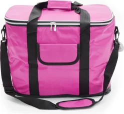 Kühltasche 30L Mit Schultergurt, XXL Isolier Kühlbox - Fuchsia/ Pink