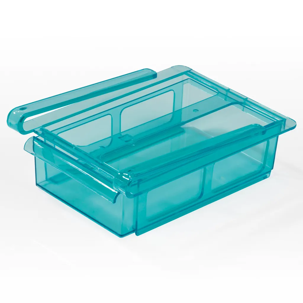 GOURMETmaxx Klemm-Schublade Für Kühlschrank, 3er-Set Schublade Klemm Kühlschrank GOURMETmaxx Zusatzfach Gemüsefach 3er-Set Ordnung – Bild 9