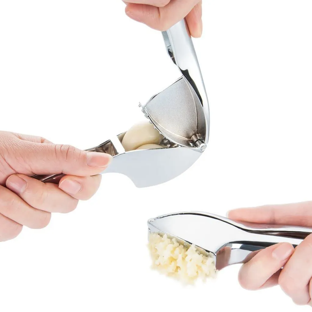 HLHBDSM Knoblauchpresse Knoblauchschneider Garlic Press Häuslicher Knoblauch Crusher Praktischer Küchenhelfer Mit Langer Verwendungsdauer ,Knoblauchpressen,HM-04340 – Bild 8