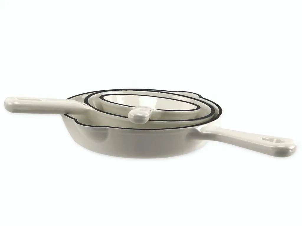 Kochchef Gusseisen Pfanne 3er Set In Verschiedenen Größen, Ø9,9 Cm, Ø12,7 Cm, Ø 15,5 Cm Pfannenset Pfannen Sind Induktionsgeeignet, Backofengeeignet Bis Max. 200° – Bild 7