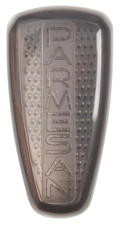 Fackelmann Parmesanreibe- Und Frischebox, Parmesanhobel, Käsereibe Mit Servier-Behälter (Farbe: Transparent/Grau), Menge: 1 Stück