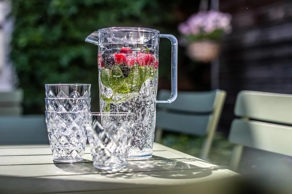 Koziol - Kristallkaraffe 1,6 Liter Mit 4 Tassen à 250 Ml – Bild 7
