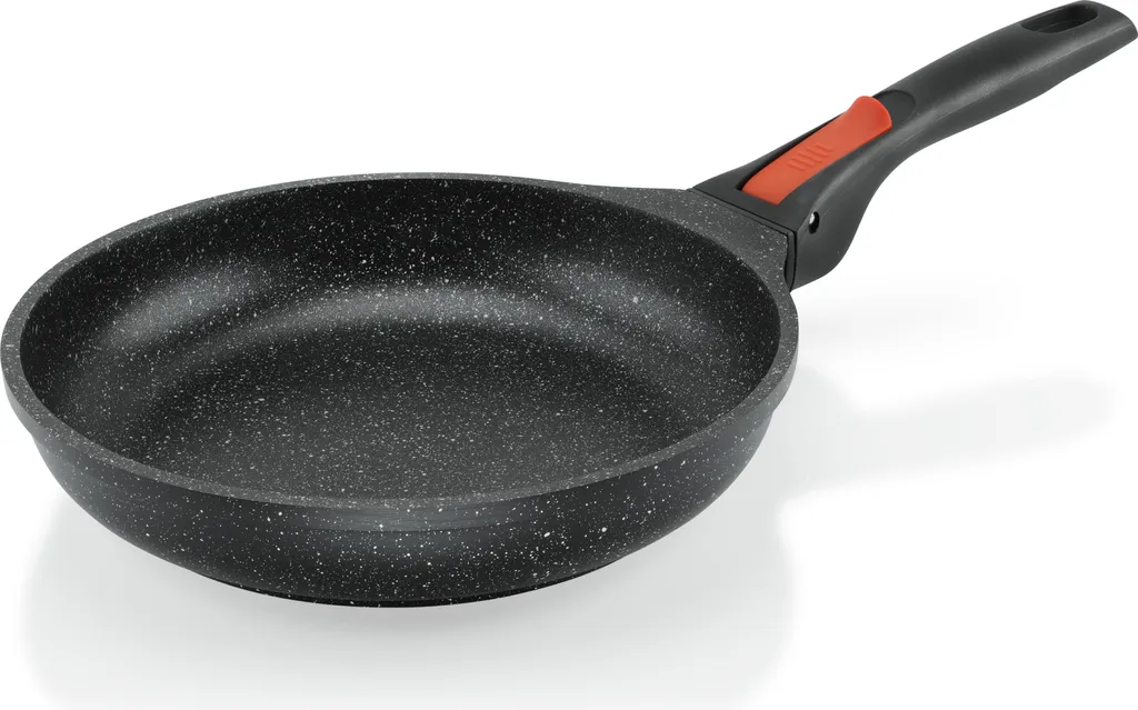 Linnuo Aluguss Pfanne 24 Cm Abnehmbarer Griff, Antihaftbeschichtete Pfanne Induktion Und Alle Herden, Dicker Boden Optimale Wärmeverteilung, Pfanne Ofenfest, Bratpfanne 24 Cm Hoher Rand | Frying Pan – Bild 5