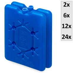 Deuba Kühlakku Set 12 Stunden Flach Je 200ml Für Kühltasche Kühlbox Outdoor Kühlelement Kühlpack Cool Pack Kühlakkus, Anzahl:2er Set