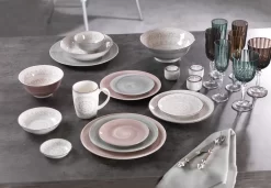 Kaffee- Und Tafelservice 44 Tlg. Valencia Braun