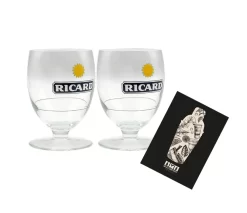 Ricard Glas 2er Set Gläser Ballon Form Bauchig Ricard Soleil
