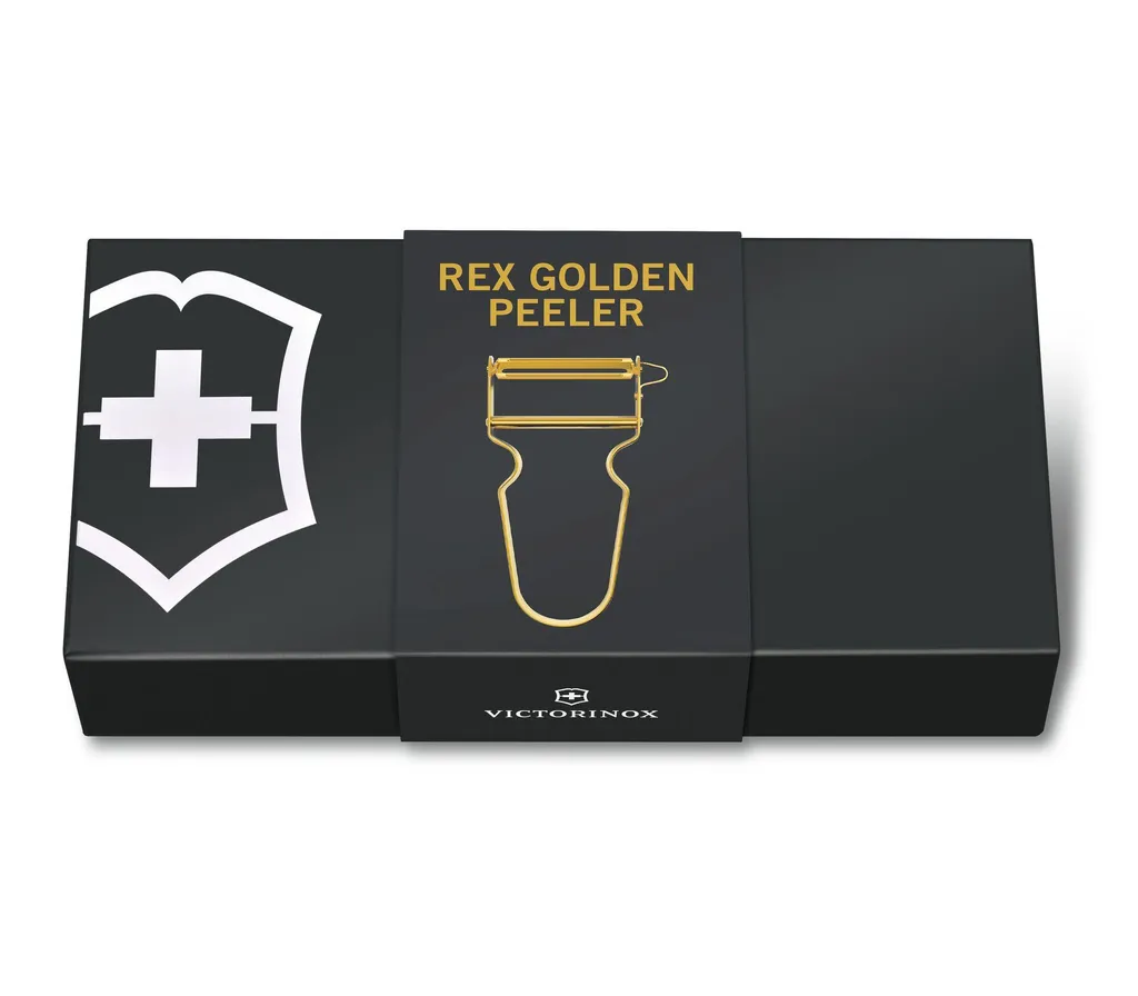 VICTORINOX Sparschäler Rex 24-karat Vergoldet Ikonischer Schäler Gold – Bild 4
