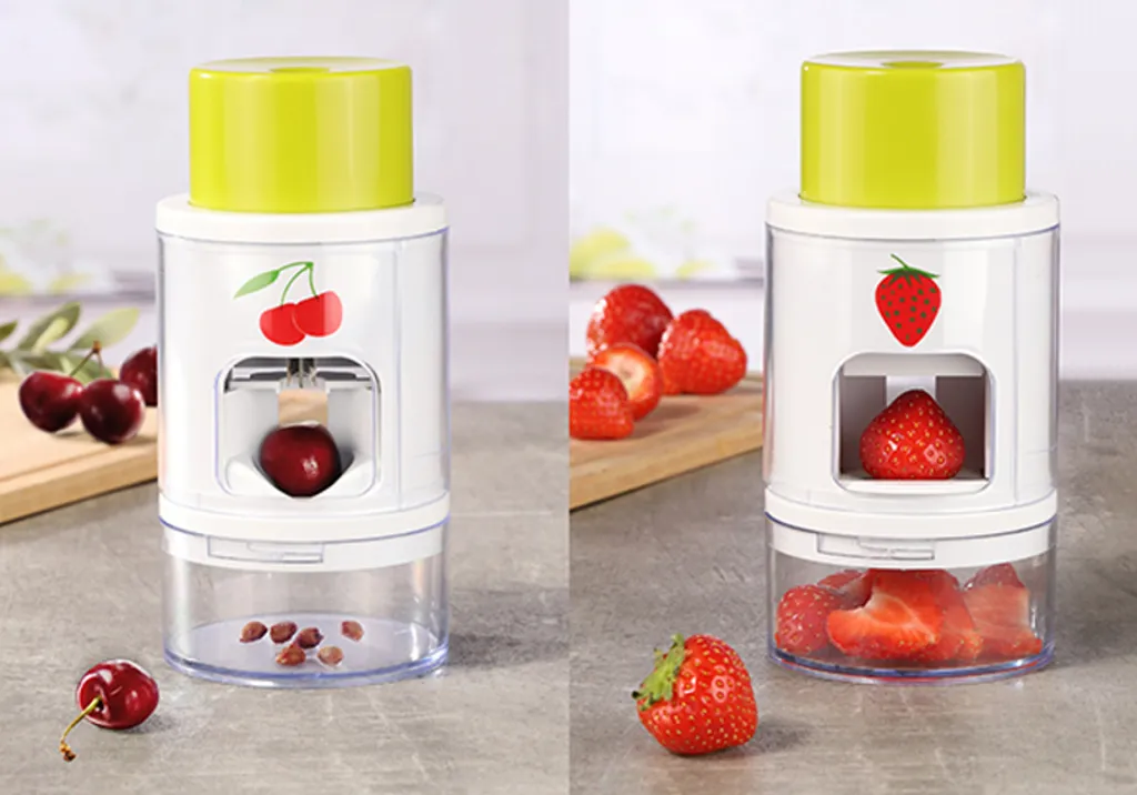 Kirschentkerner Und Erdbeerschneider