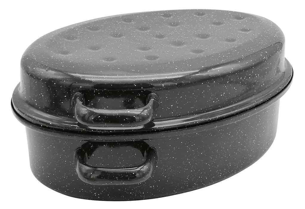 Krüger Gänsebräter Oval Aus Stahlemaille Fassung 10.2 Liter 42cm – Bild 4