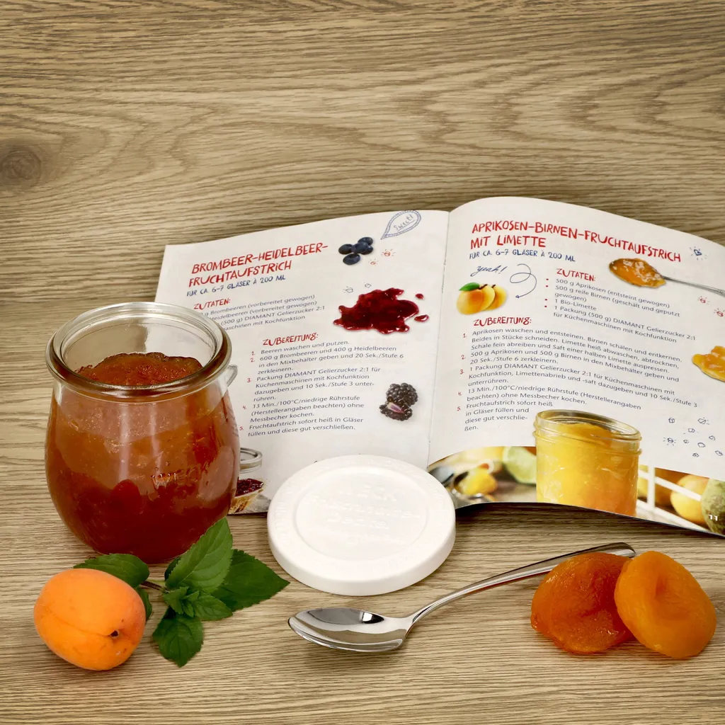 MamboCat 12er Set Weckgläser Tulpenglas Mit Frischhalte-Deckel 220ml + Rezeptheft – Bild 4