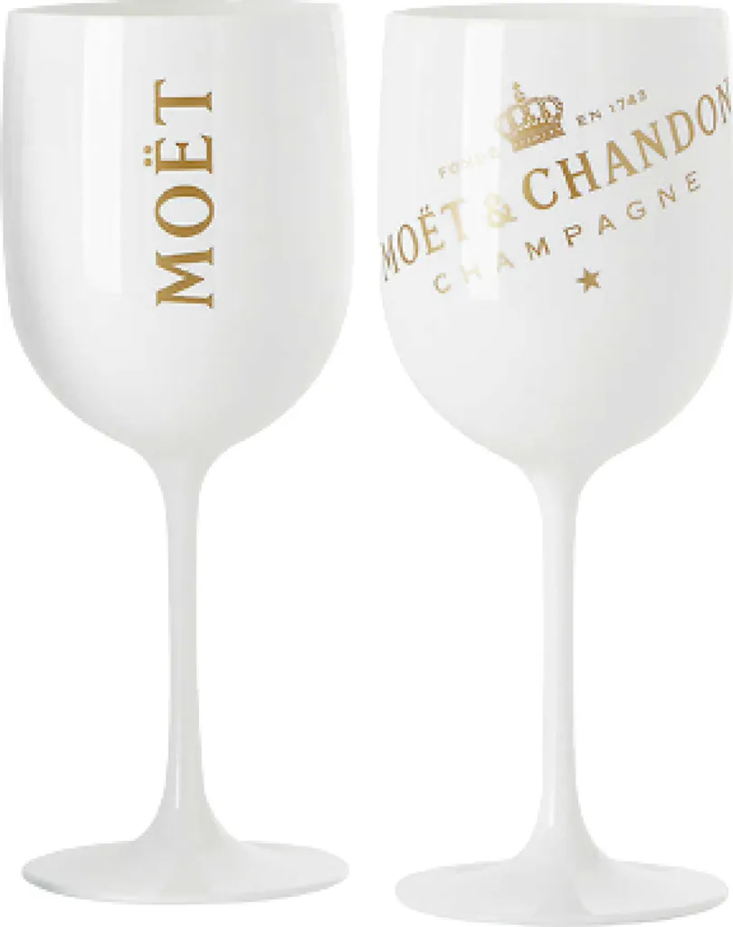 Moët & Chandon Ice Impérial Champagner Gläser Inkl. Kühler Weingläser Champagnergläser Weiß – Bild 2